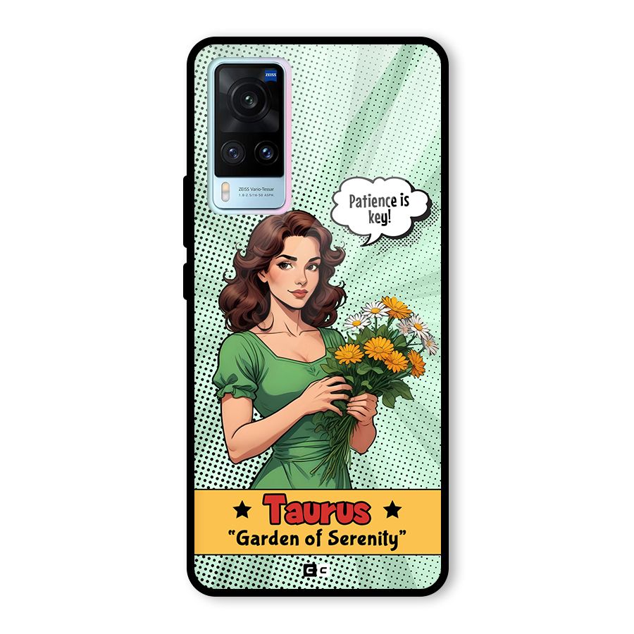 Peaceful Taurus Glass Back Case for Vivo X60