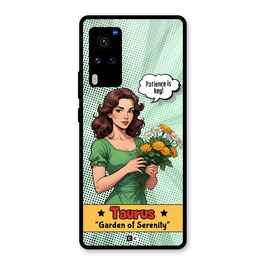 Peaceful Taurus Glass Back Case for Vivo X60 Pro
