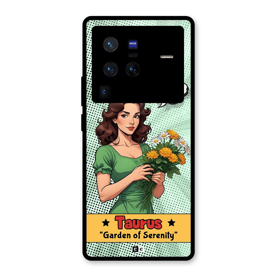 Peaceful Taurus Glass Back Case for Vivo X80 Pro