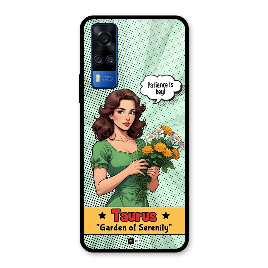 Peaceful Taurus Glass Back Case for Vivo Y31