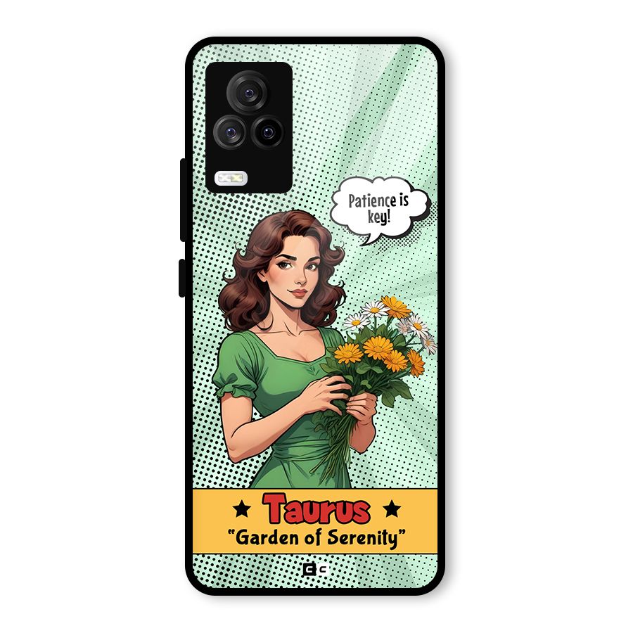 Peaceful Taurus Glass Back Case for Vivo iQOO 7 Legend 5G
