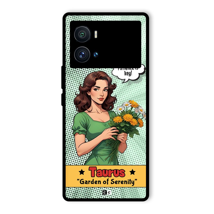 Peaceful Taurus Glass Back Case for Vivo iQOO 9 Pro