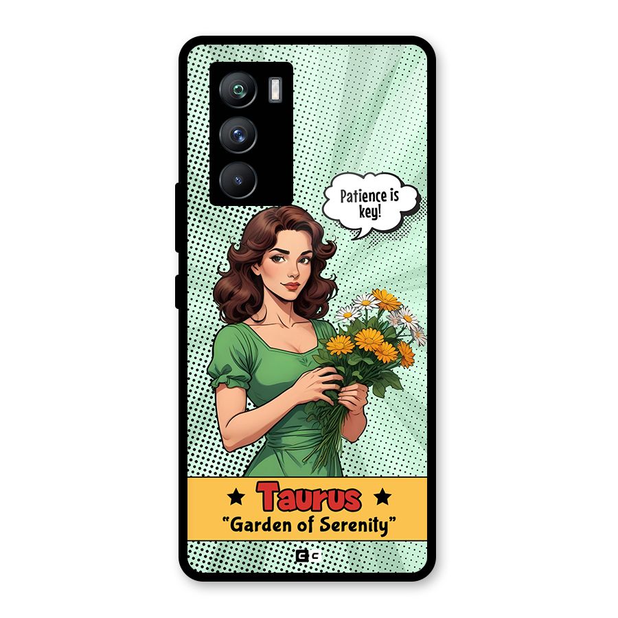 Peaceful Taurus Glass Back Case for Vivo iQOO 9 SE