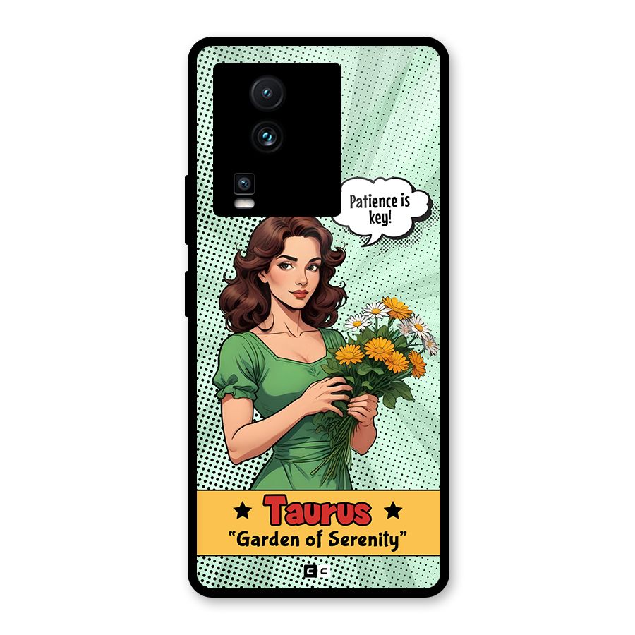 Peaceful Taurus Glass Back Case for Vivo iQOO Neo 7 Pro