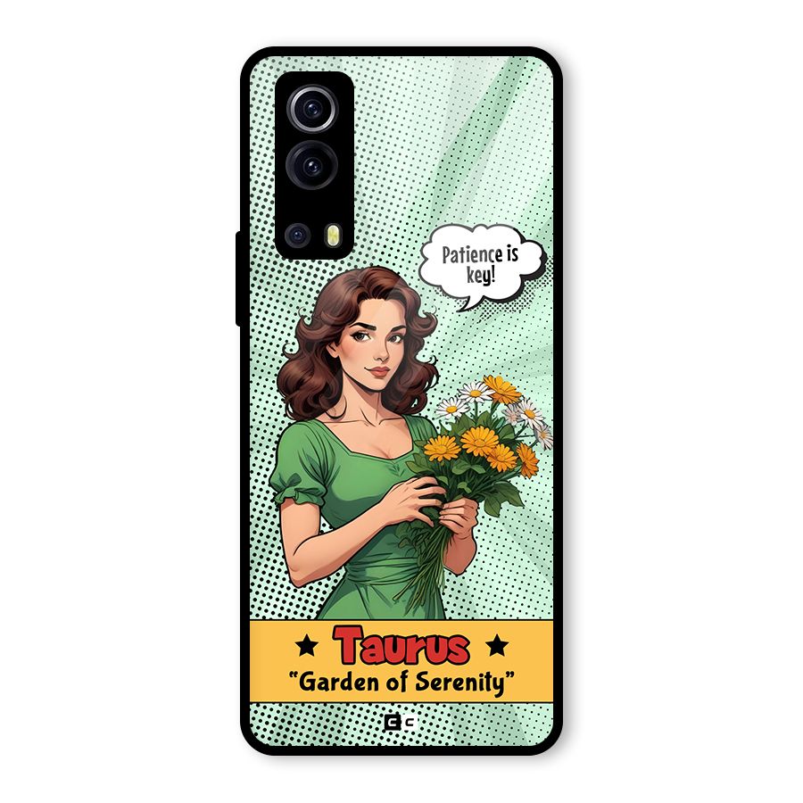 Peaceful Taurus Glass Back Case for Vivo iQOO Z3