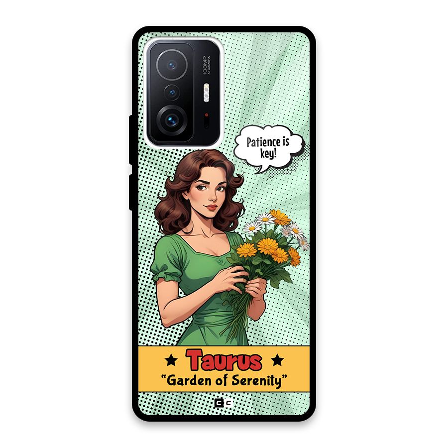 Peaceful Taurus Glass Back Case for Xiaomi 11T Pro