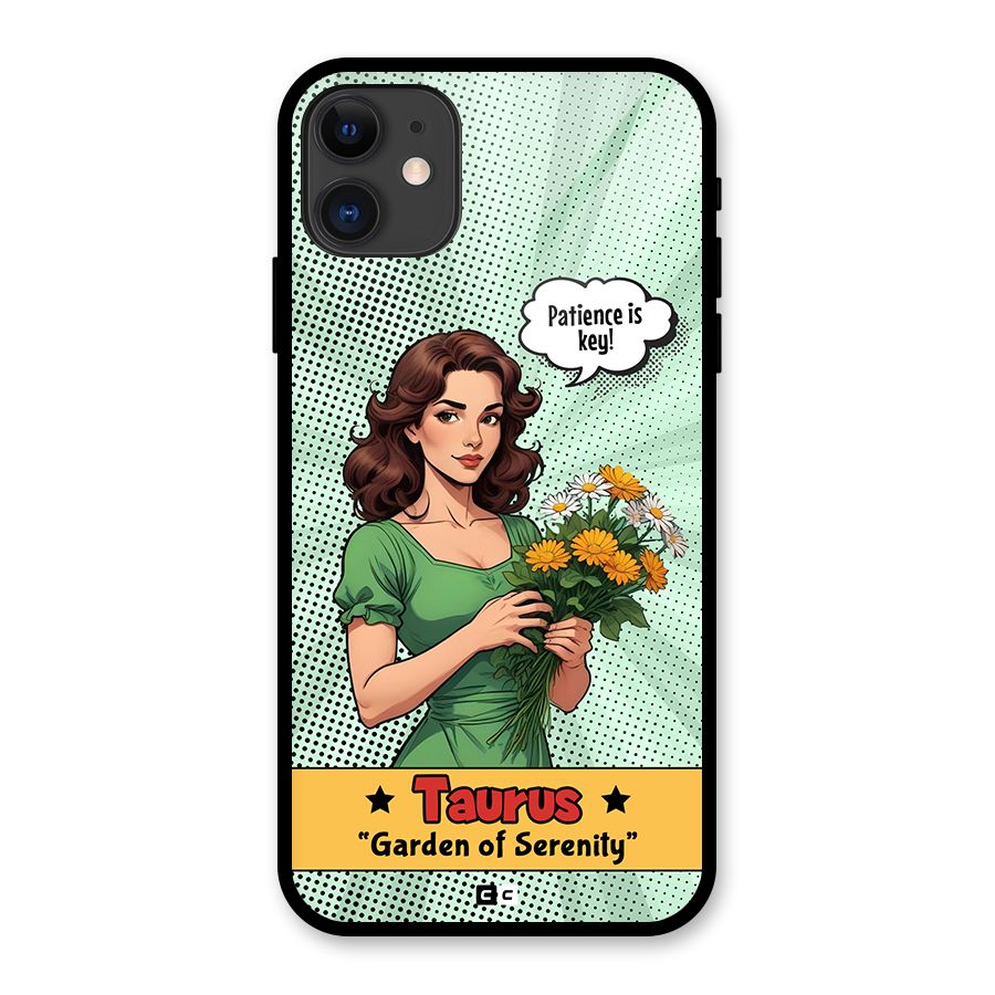 Peaceful Taurus Glass Back Case for iPhone 11