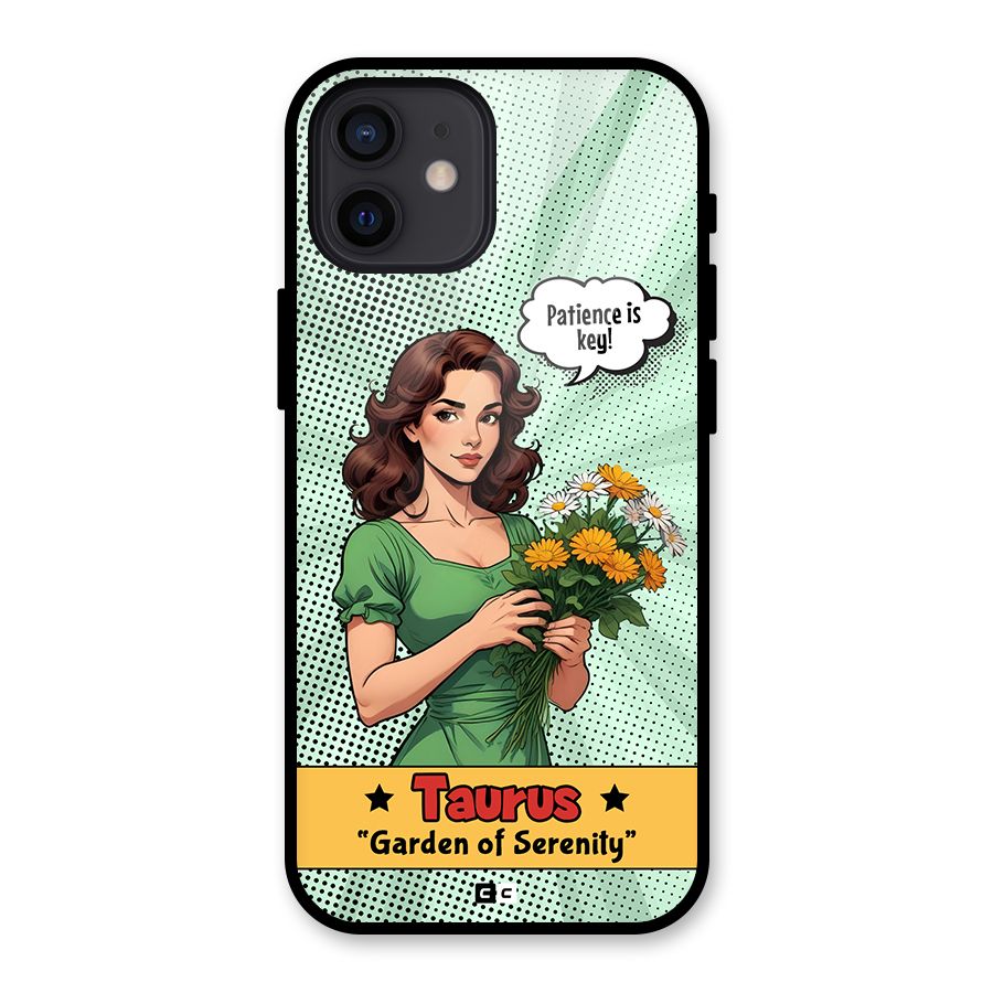 Peaceful Taurus Glass Back Case for iPhone 12