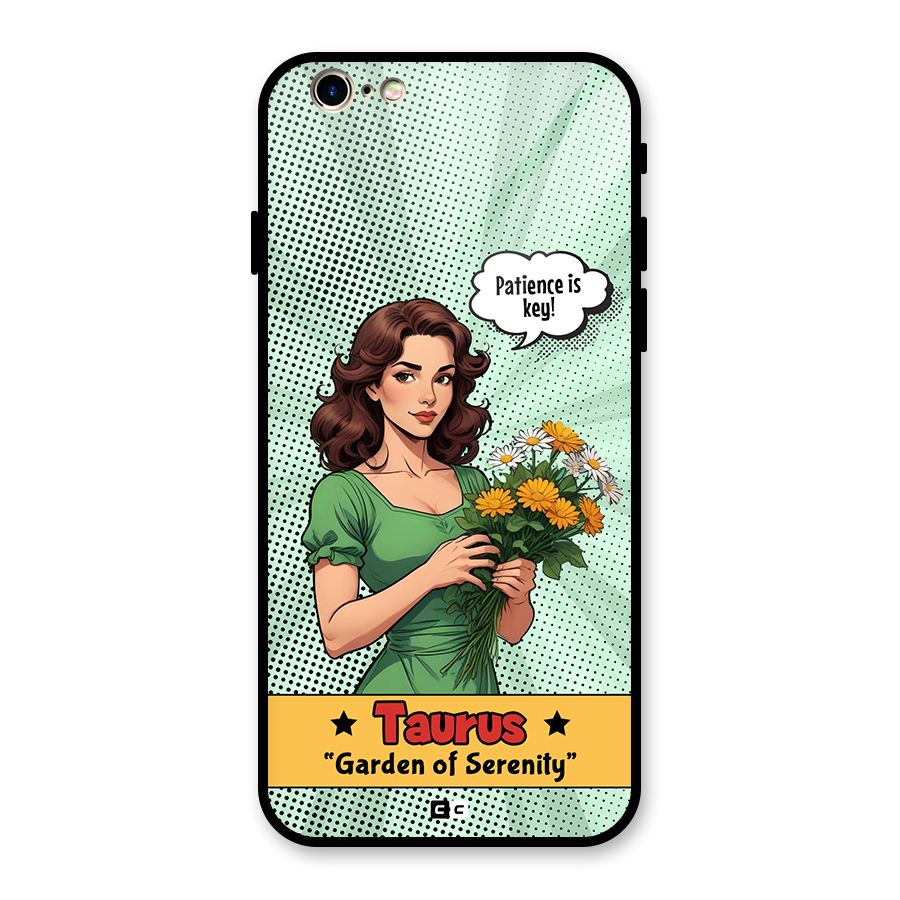 Peaceful Taurus Glass Back Case for iPhone 6 6S