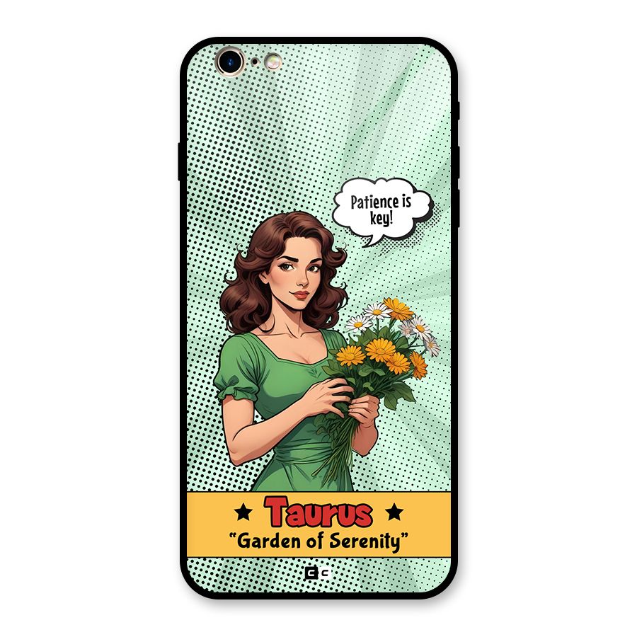 Peaceful Taurus Glass Back Case for iPhone 6 Plus 6S Plus