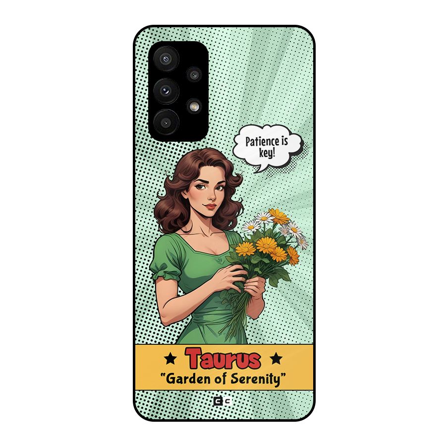 Peaceful Taurus Metal Back Case for Galaxy A23