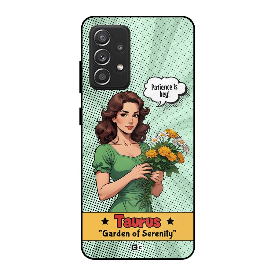 Peaceful Taurus Metal Back Case for Galaxy A52
