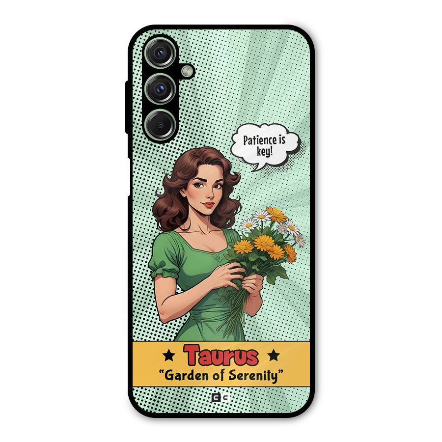 Peaceful Taurus Metal Back Case for Galaxy F34
