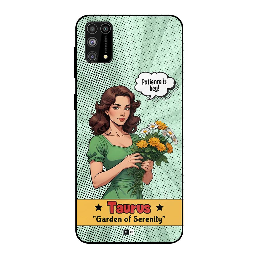 Peaceful Taurus Metal Back Case for Galaxy F41