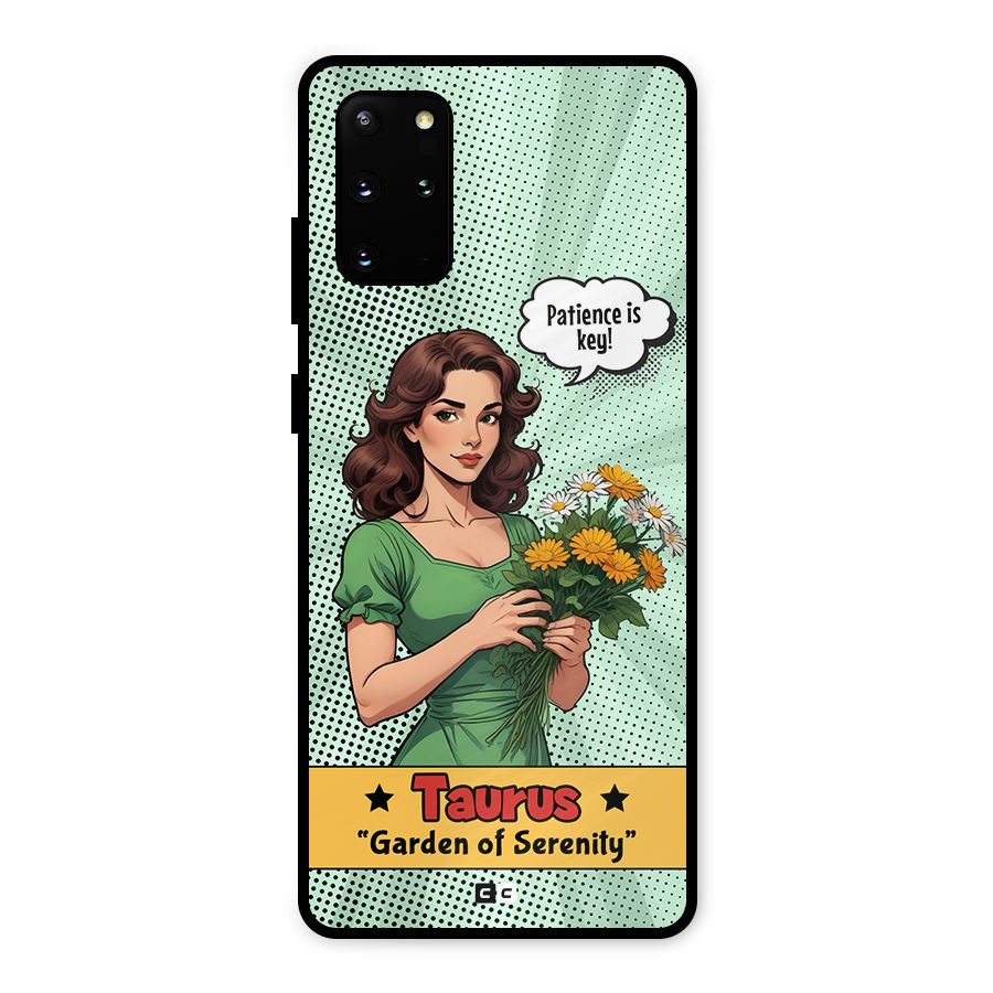 Peaceful Taurus Metal Back Case for Galaxy S20 Plus