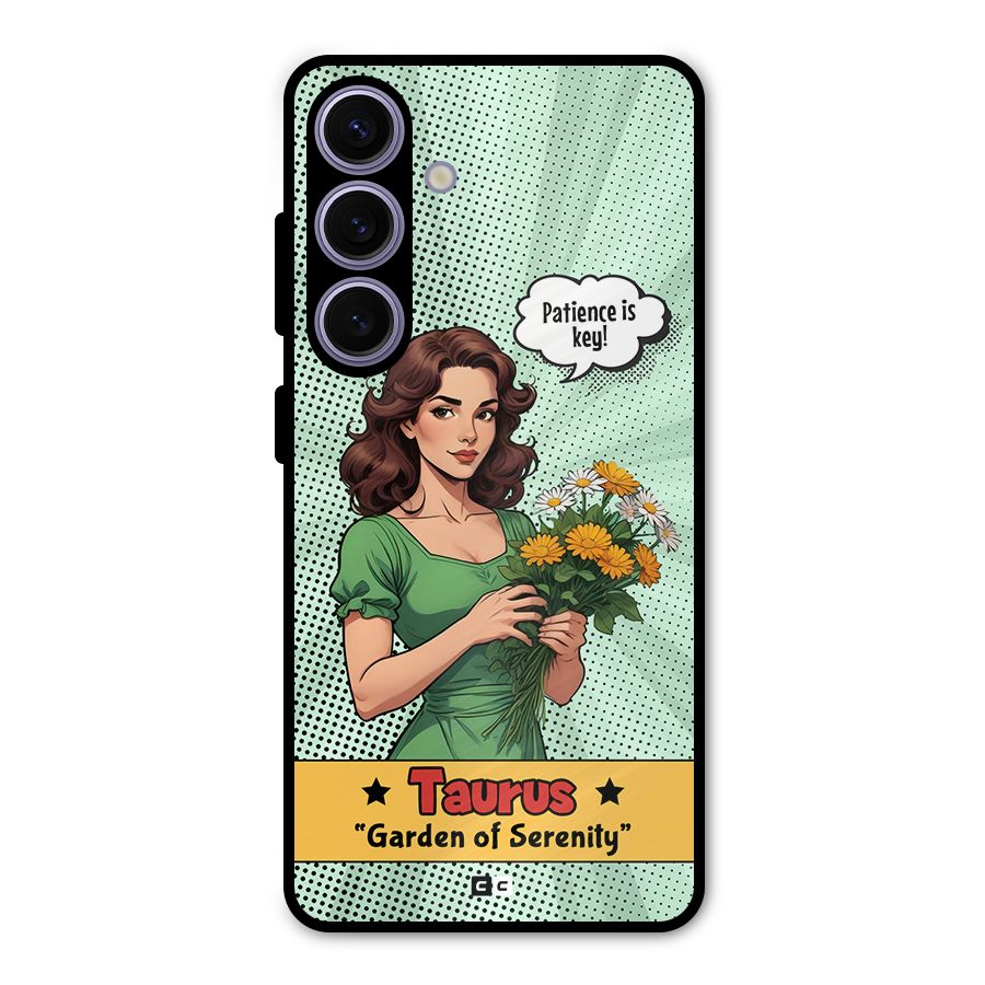 Peaceful Taurus Metal Back Case for Galaxy S24