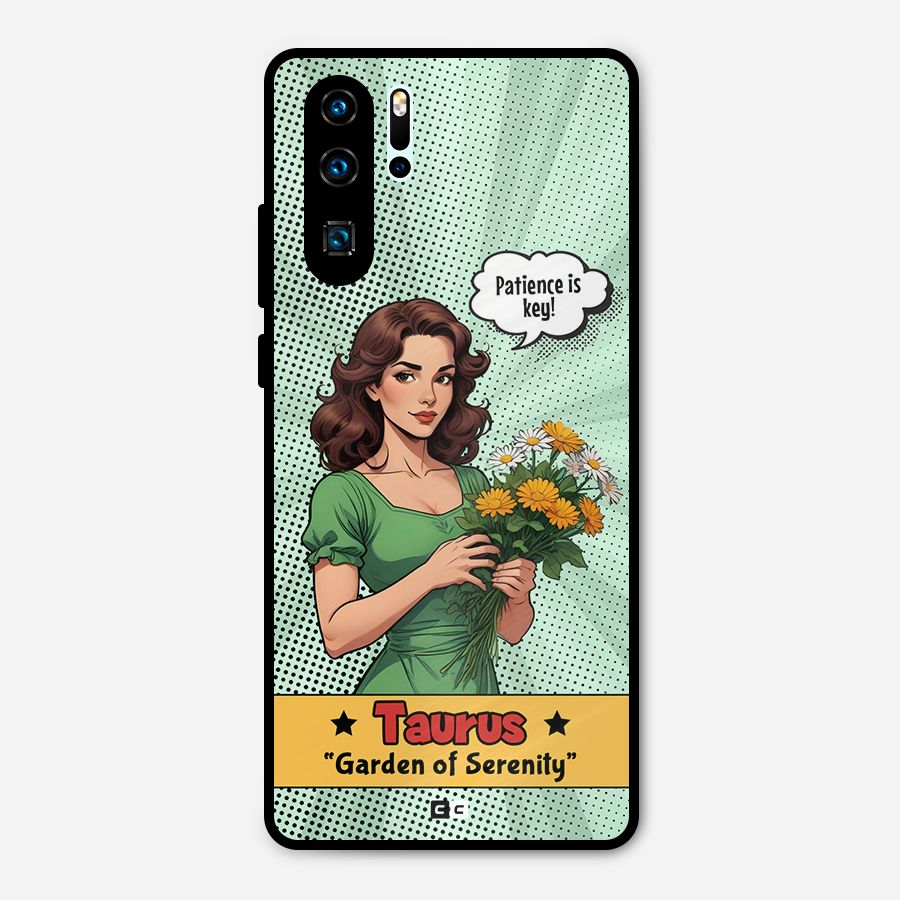 Peaceful Taurus Metal Back Case for Huawei P30 Pro