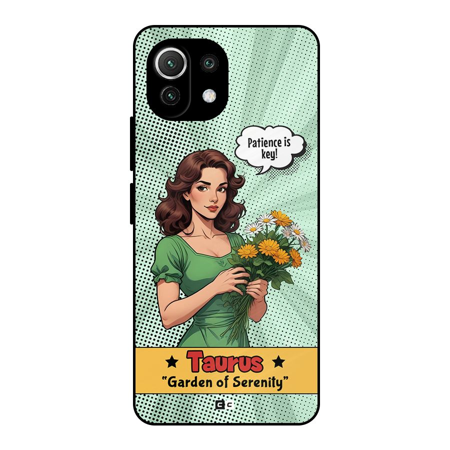Peaceful Taurus Metal Back Case for Mi 11 Lite NE 5G