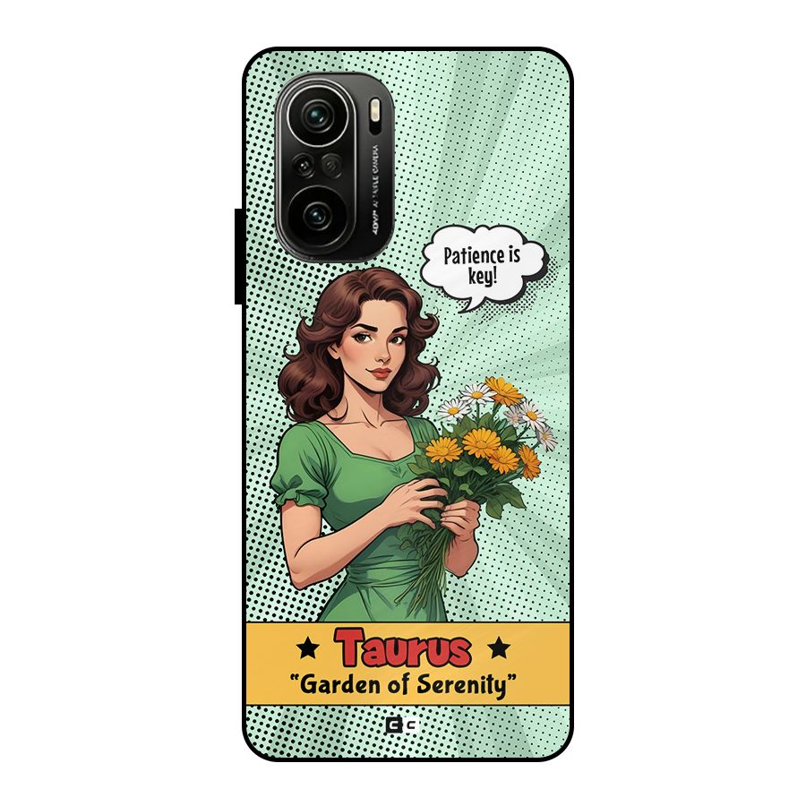 Peaceful Taurus Metal Back Case for Mi 11x