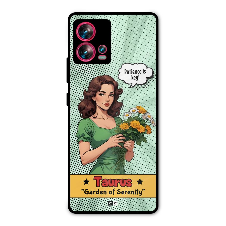 Peaceful Taurus Metal Back Case for Motorola Edge 30 Fusion