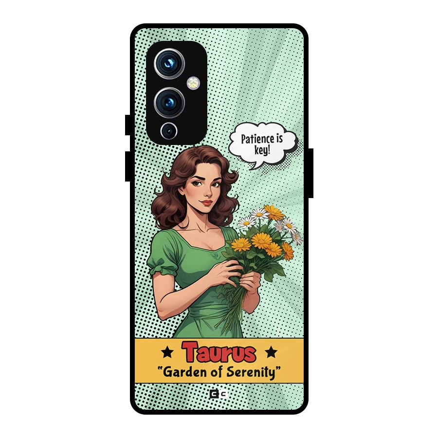 Peaceful Taurus Metal Back Case for OnePlus 9