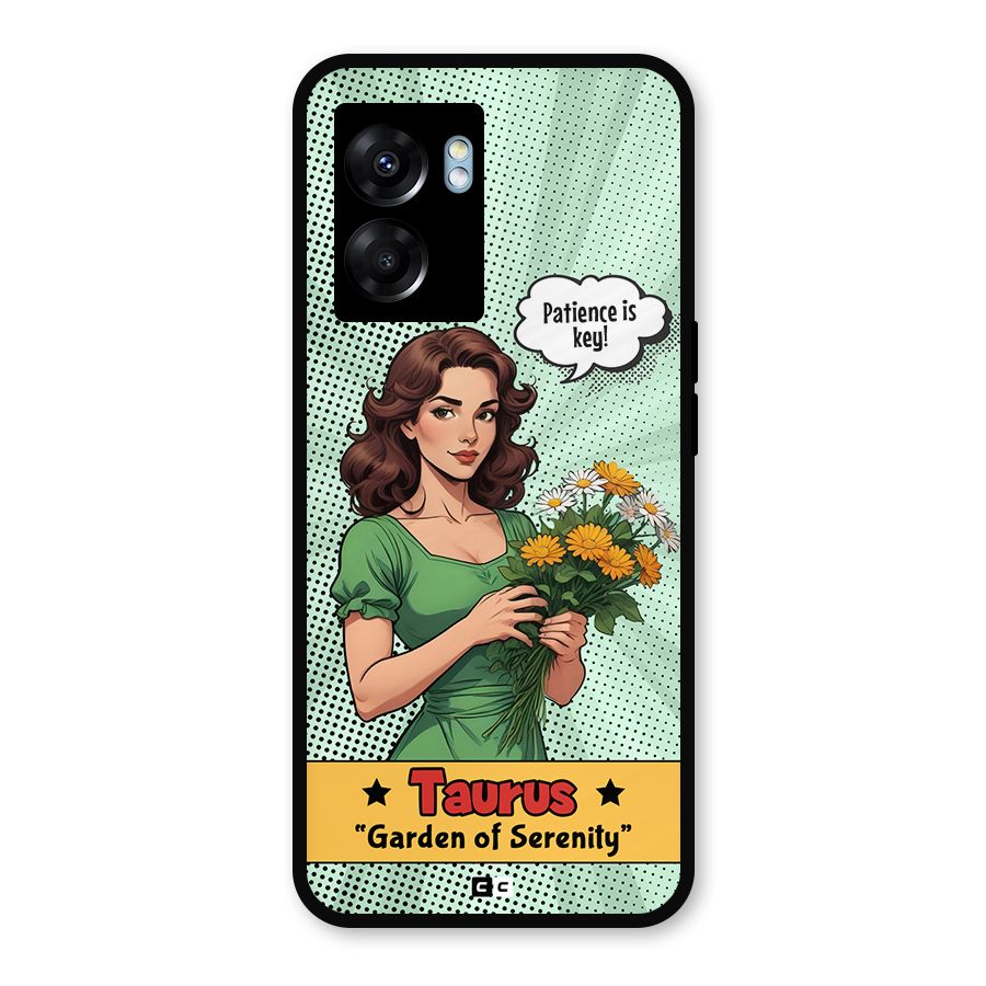 Peaceful Taurus Metal Back Case for Oppo K10 (5G)