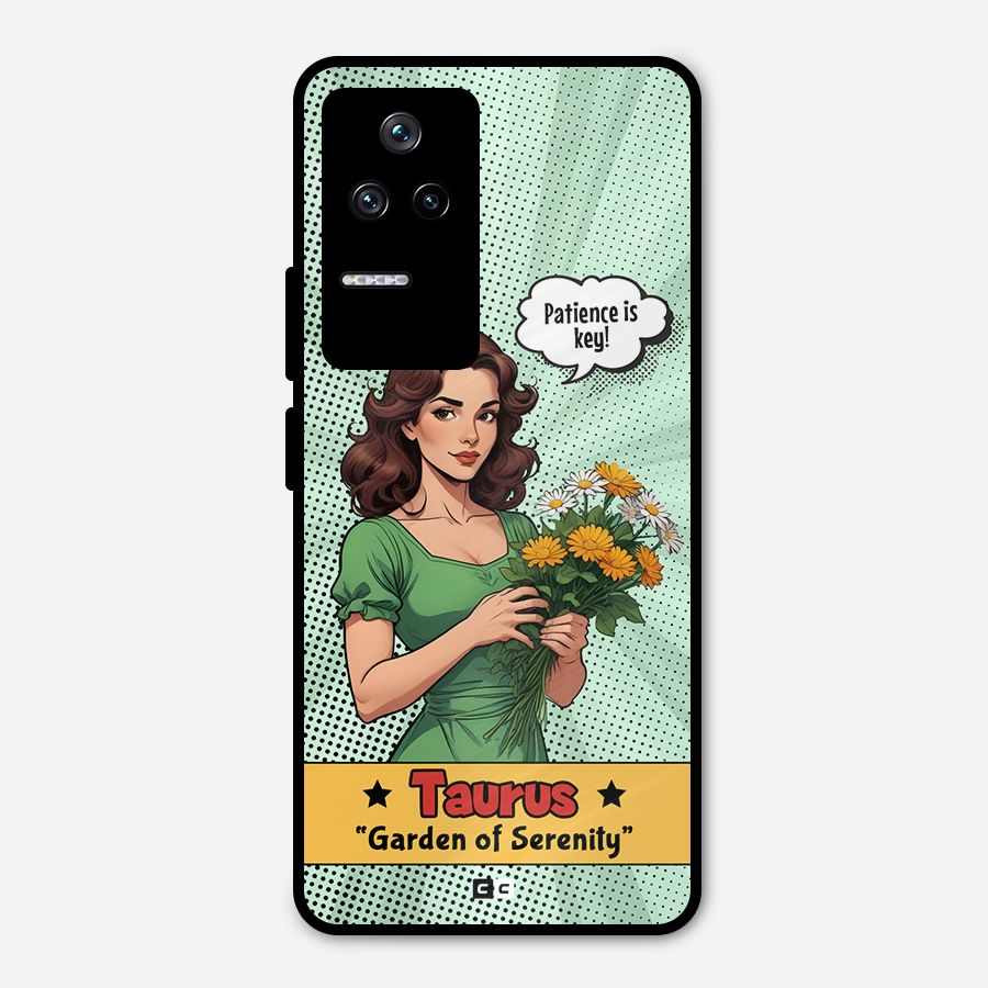Peaceful Taurus Metal Back Case for Poco F4 5G