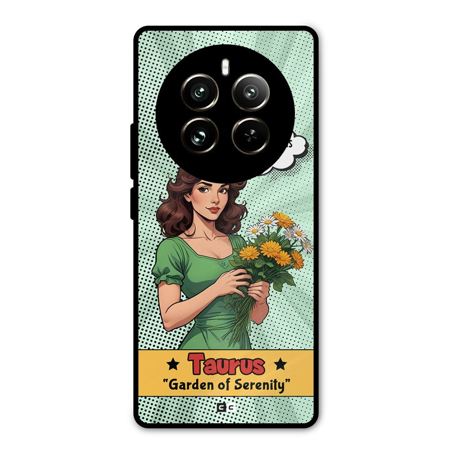 Peaceful Taurus Metal Back Case for Realme 12 Pro