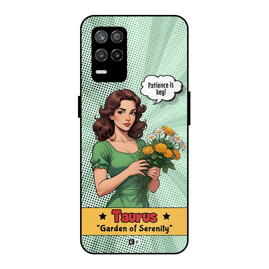 Peaceful Taurus Metal Back Case for Realme 8s 5G