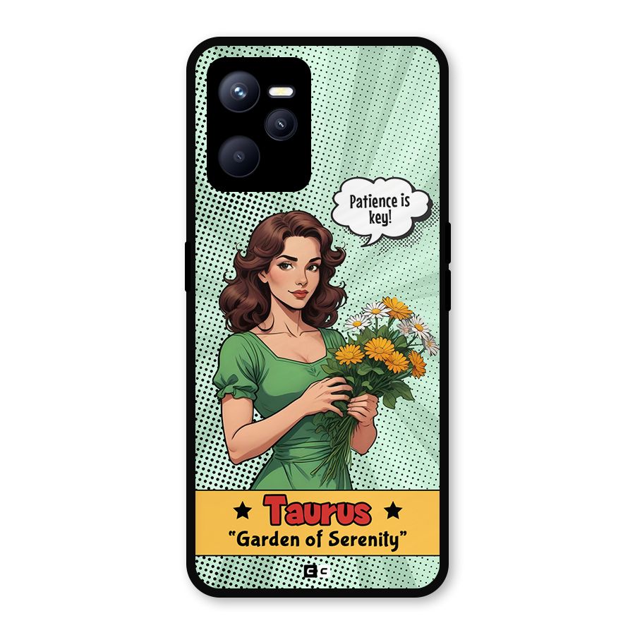 Peaceful Taurus Metal Back Case for Realme C35