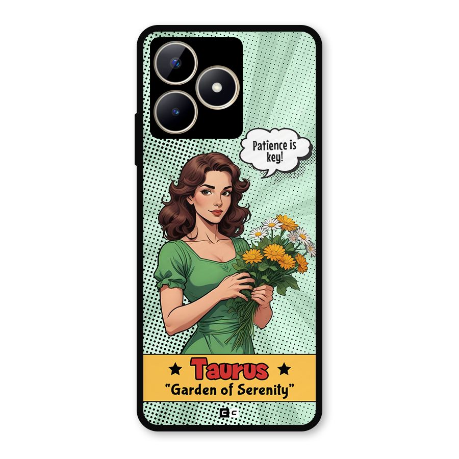 Peaceful Taurus Metal Back Case for Realme C53