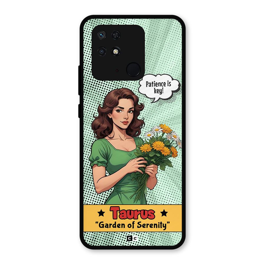 Peaceful Taurus Metal Back Case for Redmi 10 Power