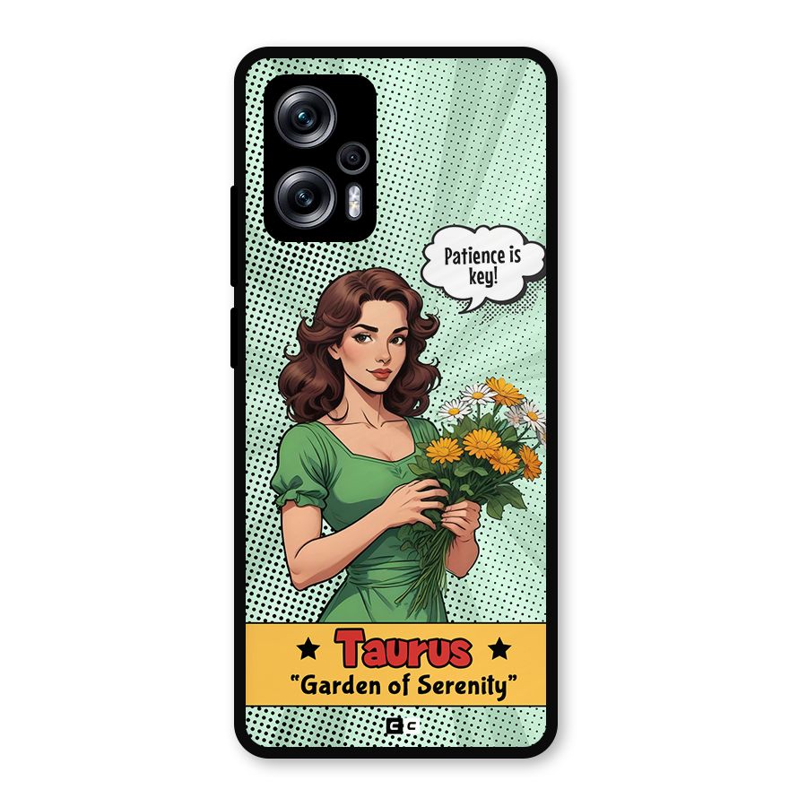 Peaceful Taurus Metal Back Case for Redmi K50i
