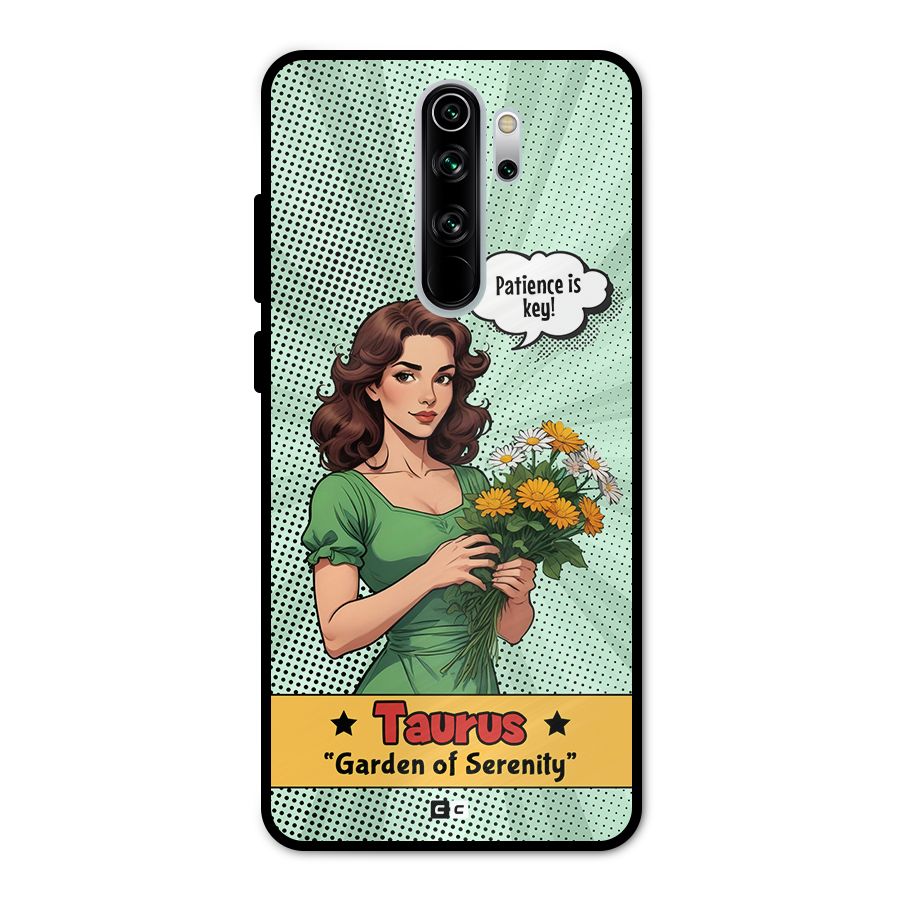Peaceful Taurus Metal Back Case for Redmi Note 8 Pro
