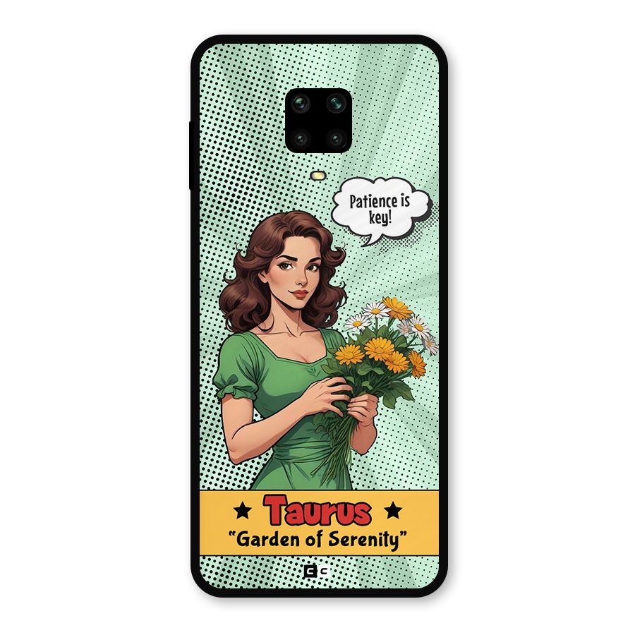 Peaceful Taurus Metal Back Case for Redmi Note 9 Pro Max