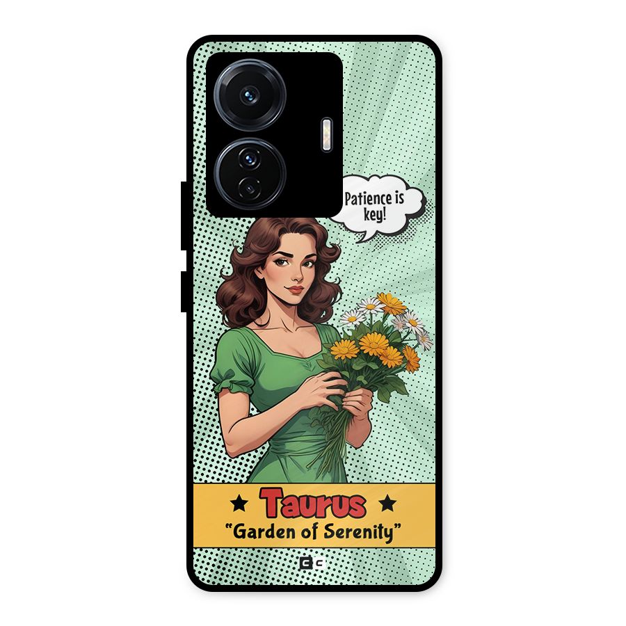 Peaceful Taurus Metal Back Case for Vivo T1 Pro