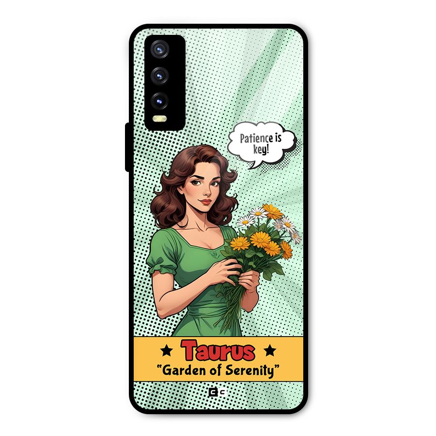 Peaceful Taurus Metal Back Case for Vivo Y20