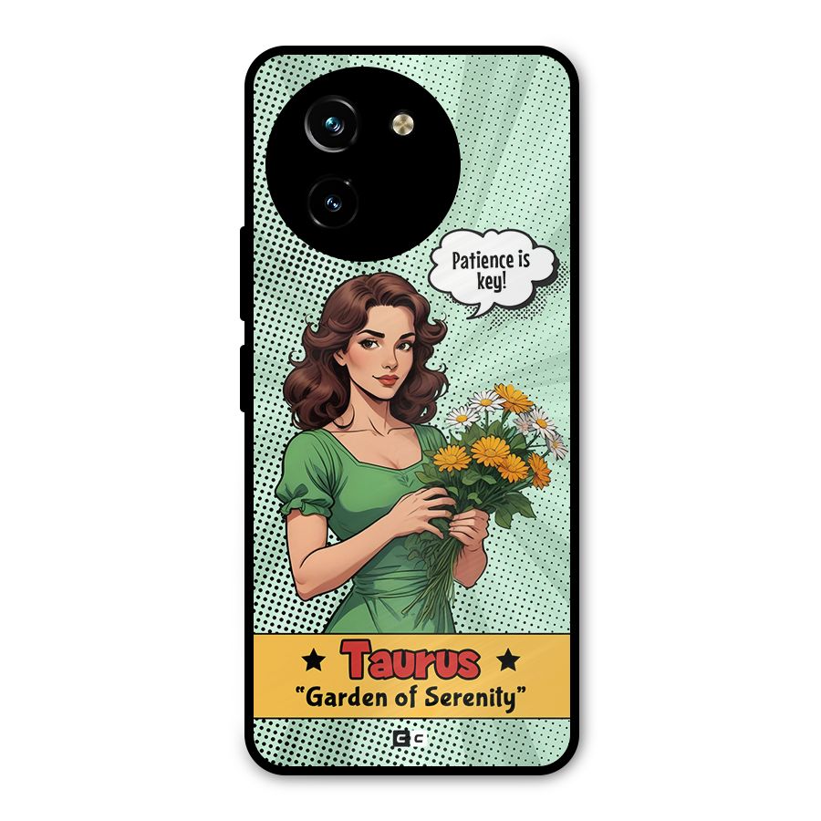 Peaceful Taurus Metal Back Case for Vivo Y200i