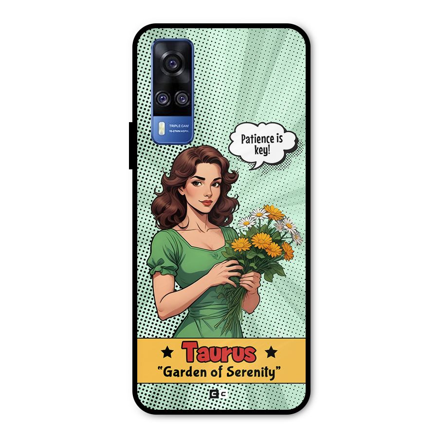 Peaceful Taurus Metal Back Case for Vivo Y31