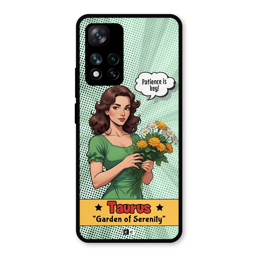 Peaceful Taurus Metal Back Case for Xiaomi 11i 5G