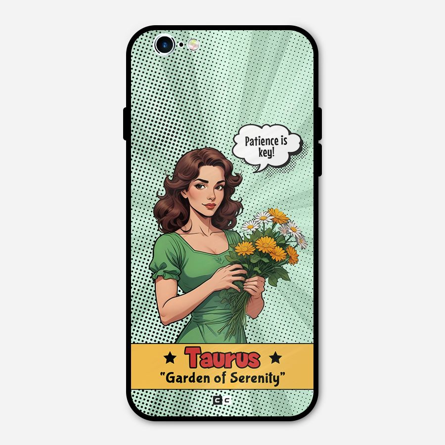Peaceful Taurus Metal Back Case for iPhone 6 6s