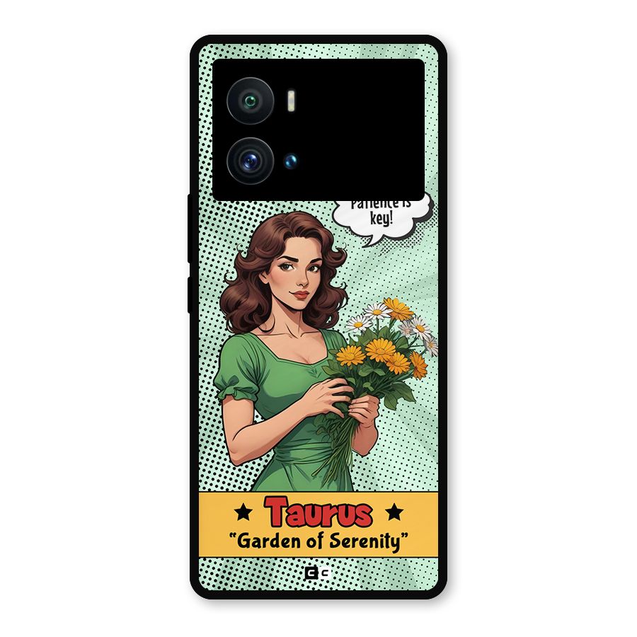 Peaceful Taurus Metal Back Case for iQOO 9 Pro