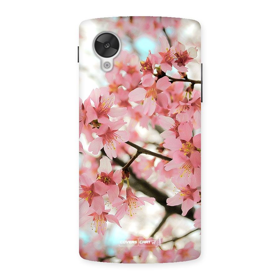 Peach Floral Back Case for Google Nexsus 5