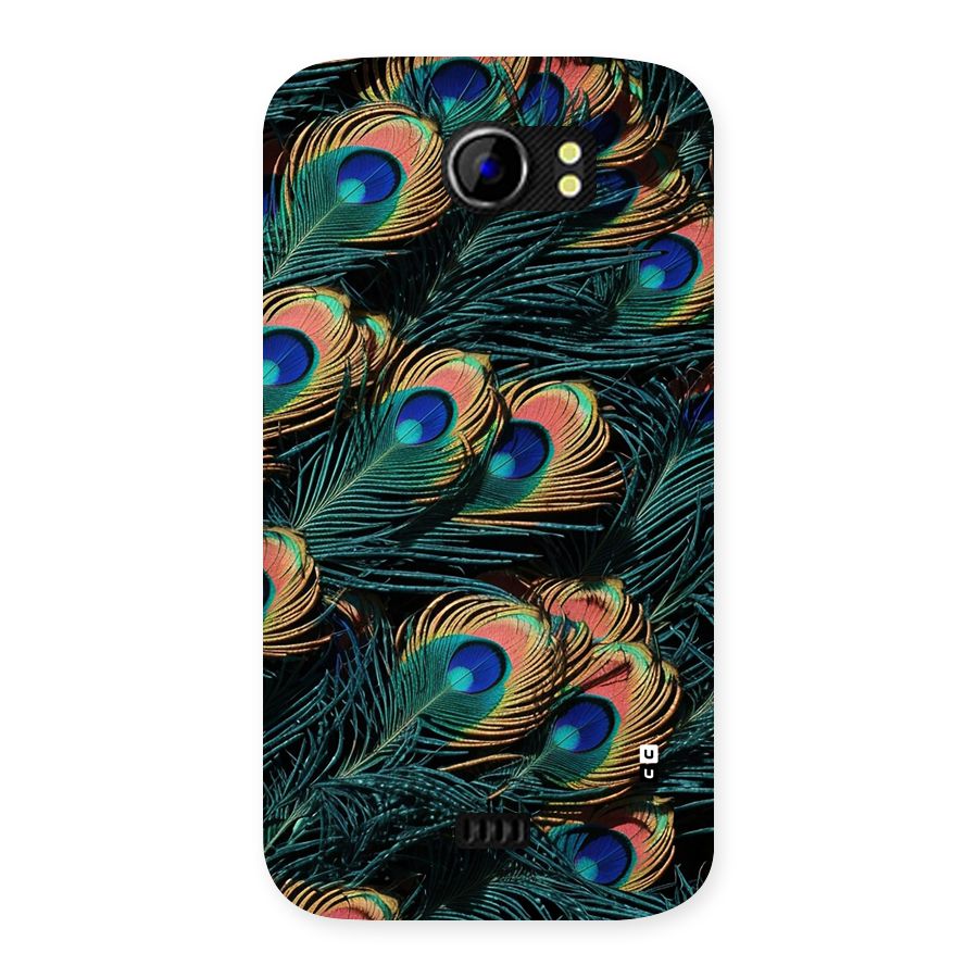 Peacock Feather Art Back Case for Canvas 2 A110