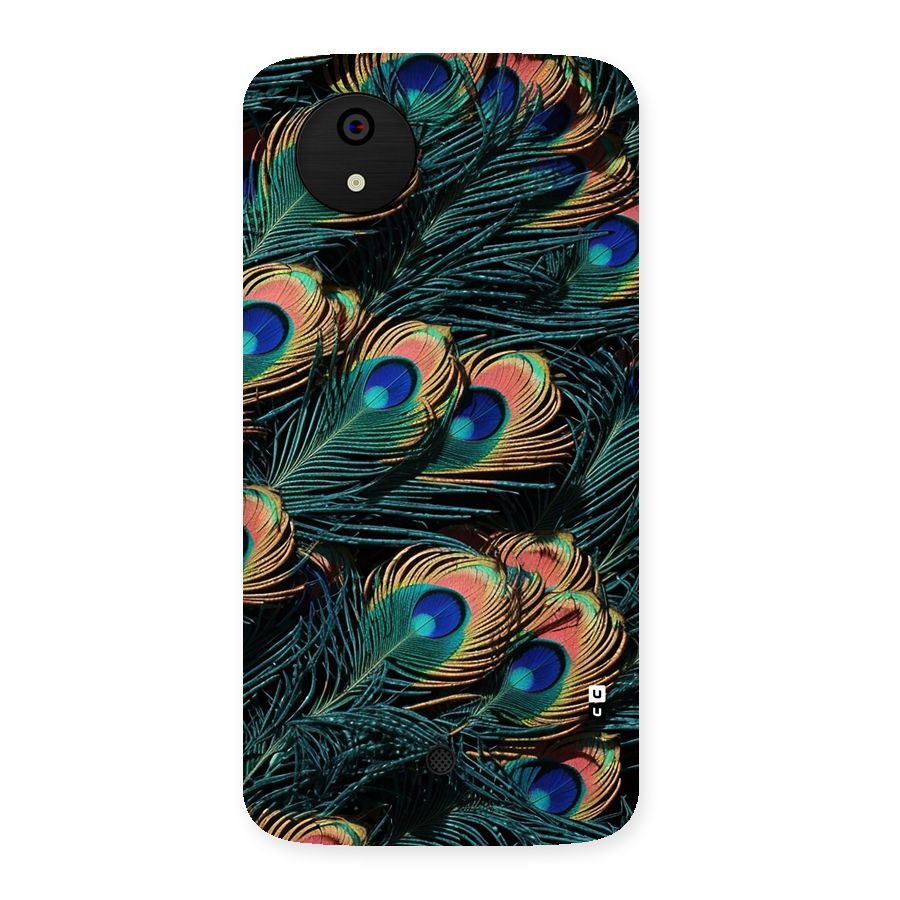Peacock Feather Art Back Case for Canvas A1  AQ4501