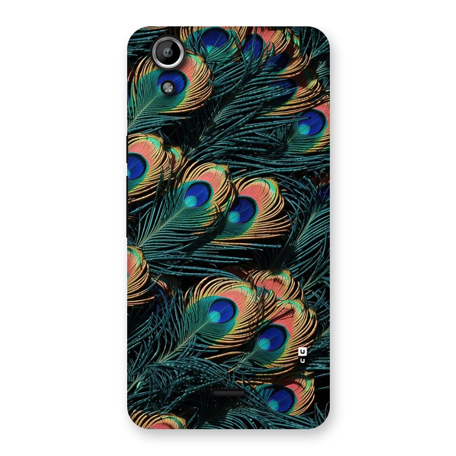 Peacock Feather Art Back Case for Canvas Selfie Lens Q345