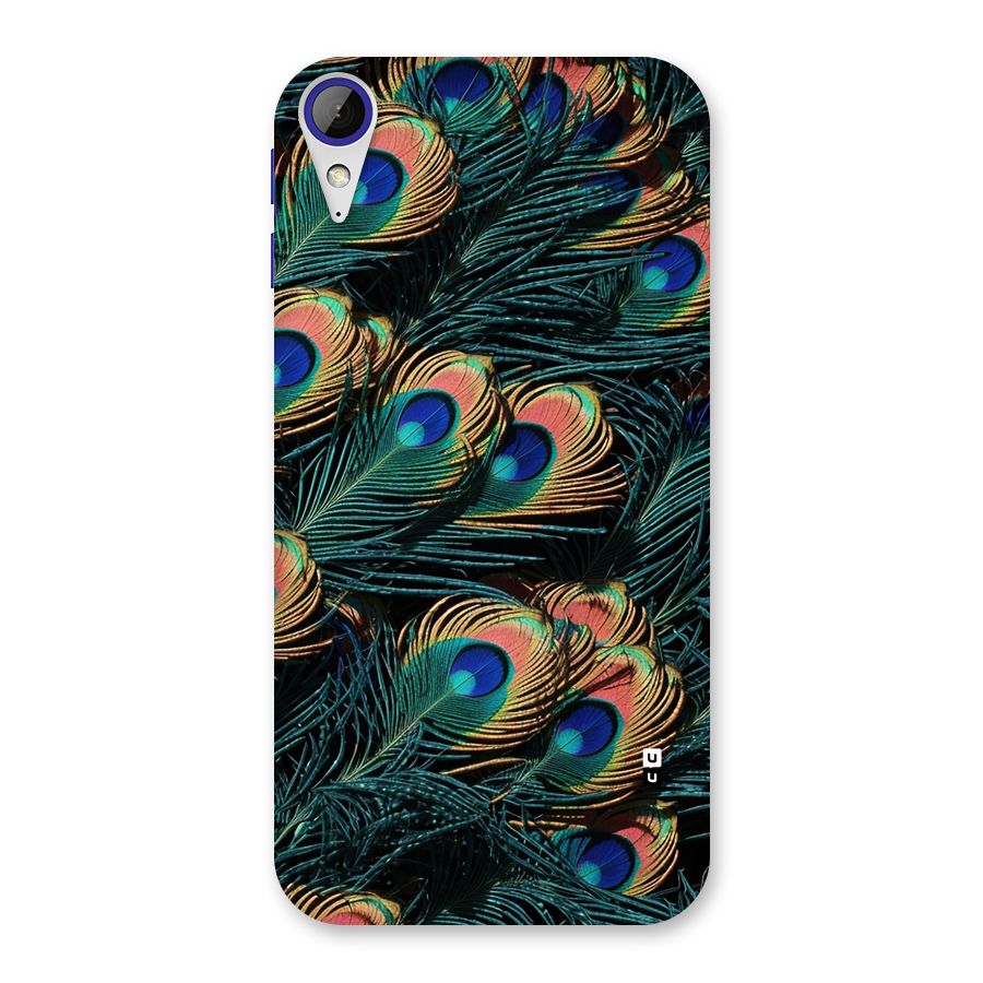 Peacock Feather Art Back Case for Desire 830
