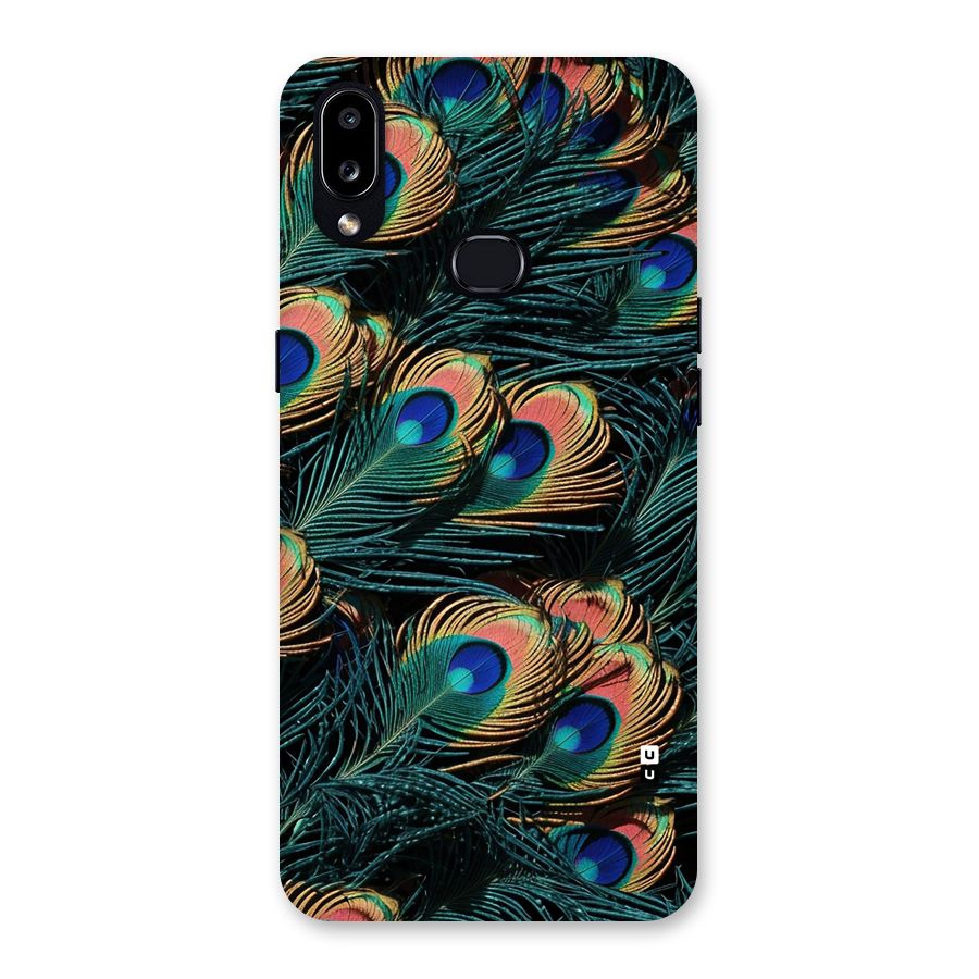 Peacock Feather Art Back Case for Galaxy A10s