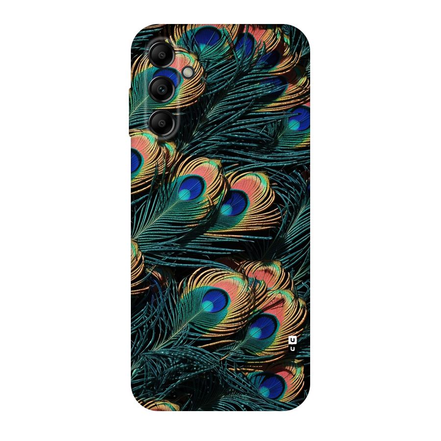 Peacock Feather Art Back Case for Galaxy A14 5G