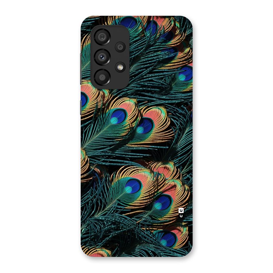 Peacock Feather Art Back Case for Galaxy A33 5G